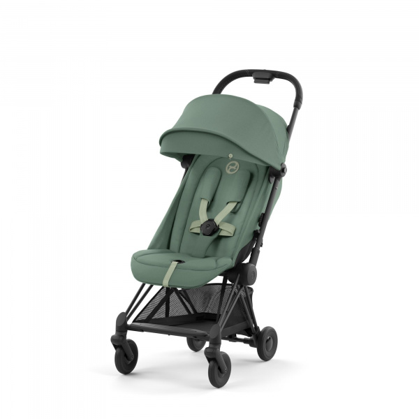 Poussette duo coya leaf green châssis matt black + cloud t i-size Cybex