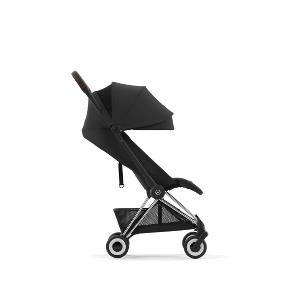 Poussette duo coya sepia black châssis chrome brown + cloud t i-size Cybex