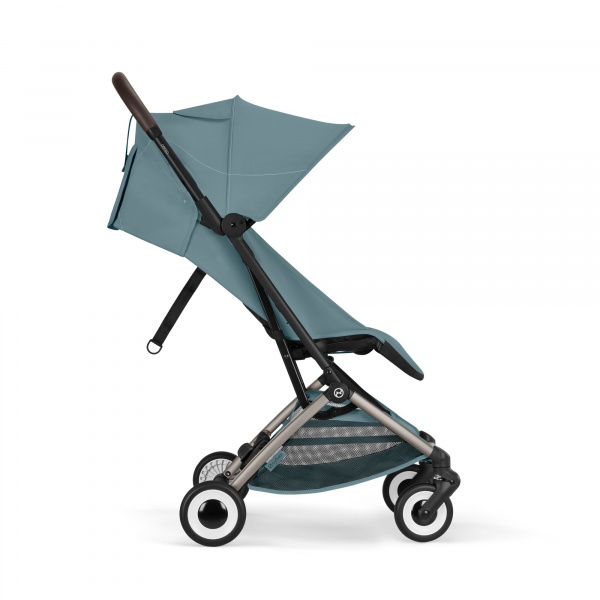 Poussette duo orfeo 3 compacte dune grey avec siège auto aton b2 i-size Cybex