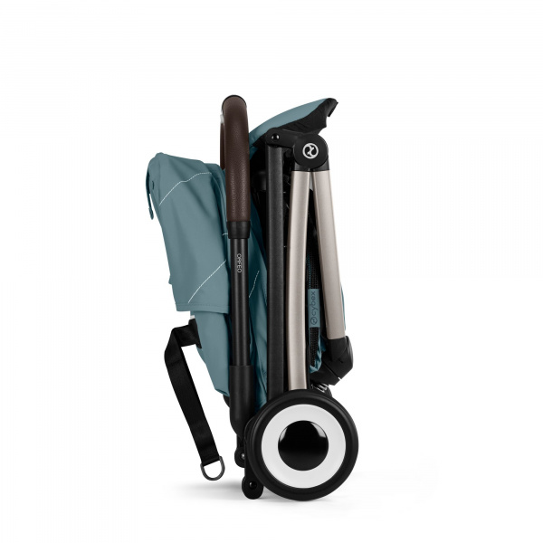 Poussette duo orfeo 3 compacte stormy blue avec siège auto cloud t i-size Cybex