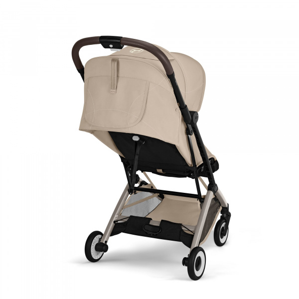 Poussette duo orfeo 3 compacte almond beige avec siège auto cloud g i-size Cybex