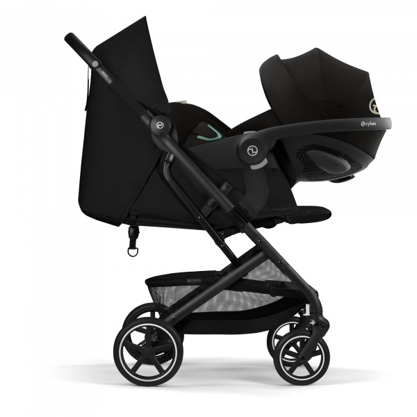 Poussette duo beezy 4 compacte magic black avec siège auto aton b2 i-size Cybex