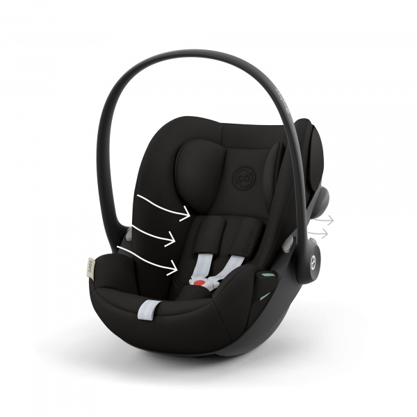 Poussette duo beezy 4 compacte almond beige avec siège auto cloud g i-size Cybex