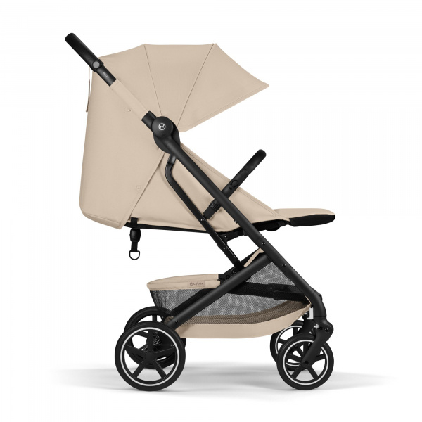 Poussette duo beezy 4 compacte almond beige avec siège auto cloud t i-size Cybex