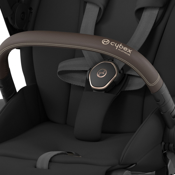 Poussette duo e-priam 2 mirage grey châssis rose gold + cloud t i-size Cybex