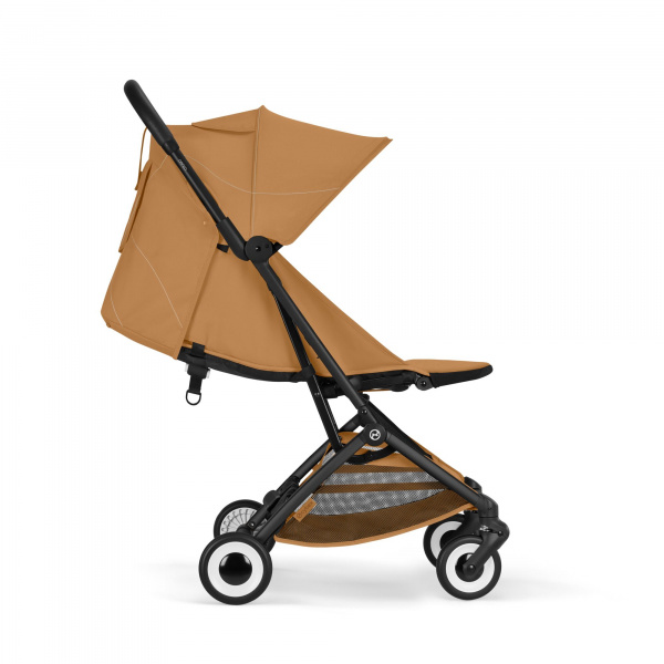 Poussette duo orfeo 3 compacte cinnamon yellow avec siège auto aton b2 i-size Cybex