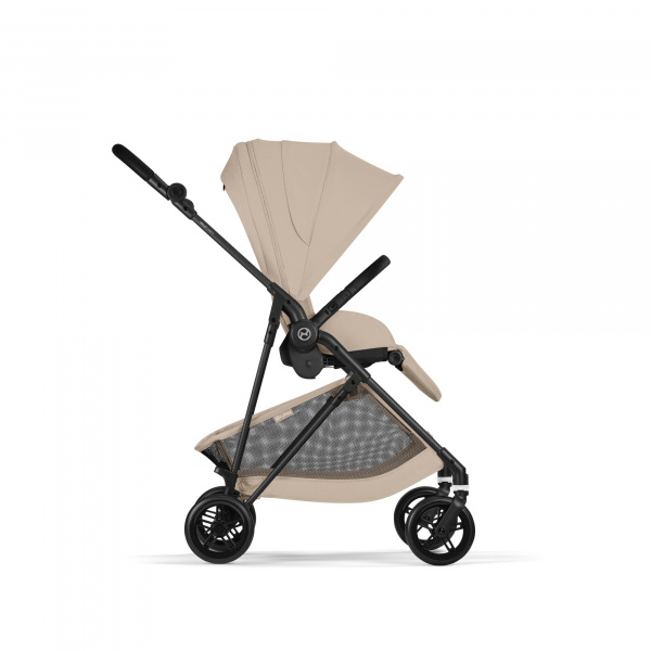 Poussette duo melio carbon 6 almond beige avec siège auto cloud g i-size Cybex