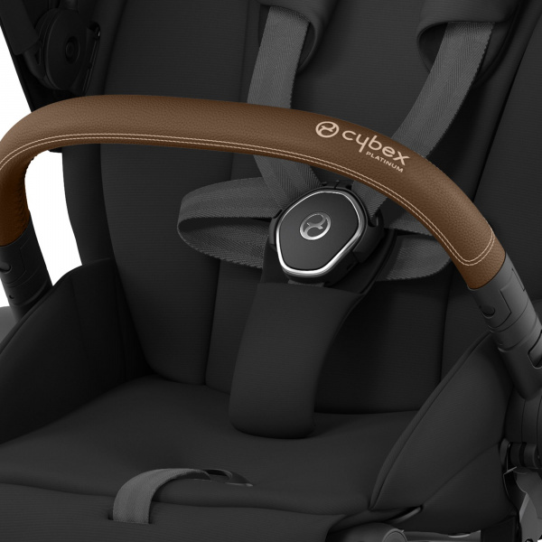 Poussette duo e-priam 2 mirage grey châssis chrome brown + cloud g i-size Cybex