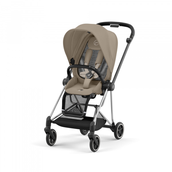 Poussette duo mios 3 sepia black châssis chrome black + cloud g i-size Cybex