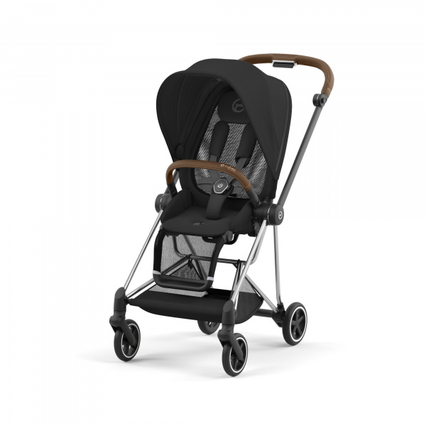 Poussette duo mios 3 sepia black châssis chrome brown + cloud g i-size Cybex