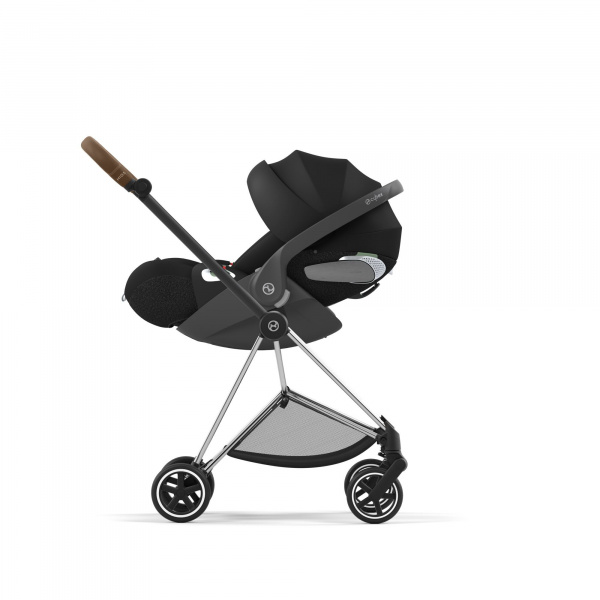 Poussette duo mios 3 leaf green châssis chrome brown + cloud g i-size Cybex