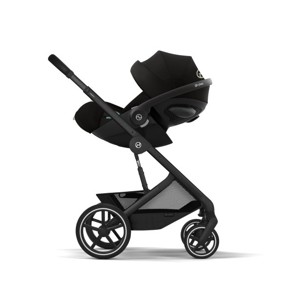 Poussette duo tout terrain balios s lux 4 avec nacelle s lux moon black Cybex