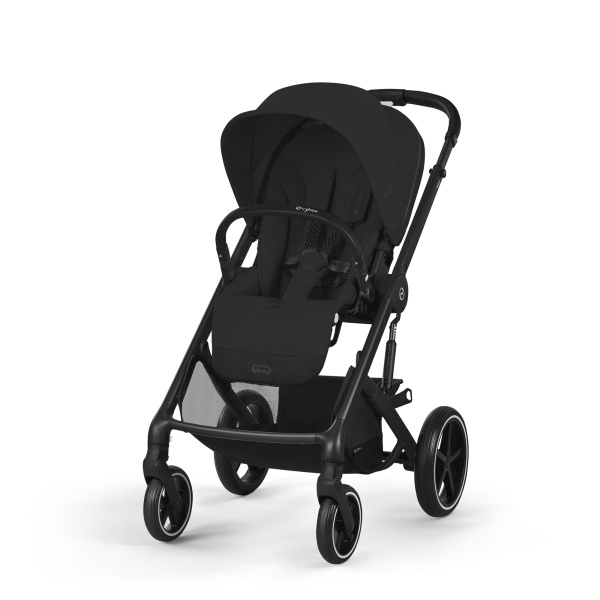 Poussette duo tout terrain balios s lux 4 avec nacelle pliable moon black Cybex