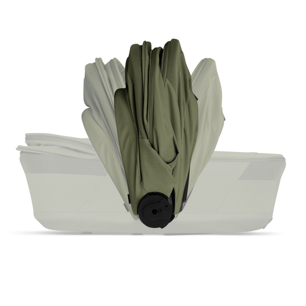 Poussette duo tout terrain balios s lux 4 avec nacelle pliable moss green Cybex