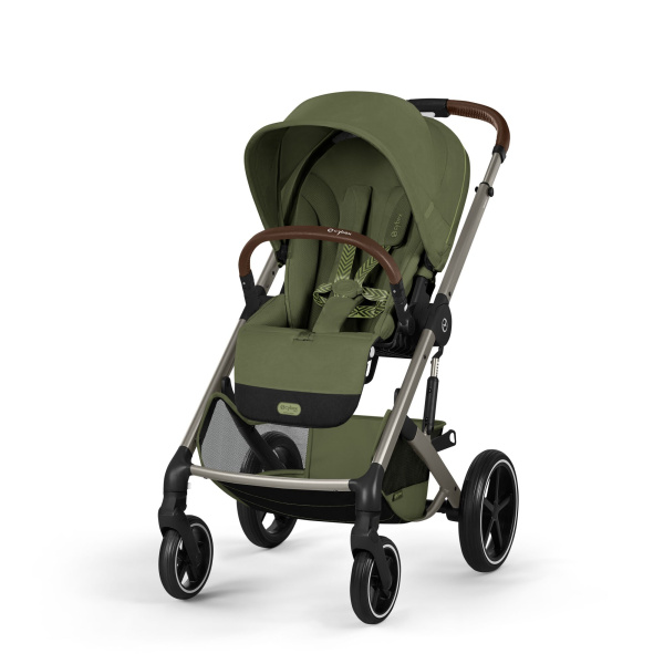 Poussette duo tout terrain balios s lux 4 avec nacelle pliable moss green Cybex