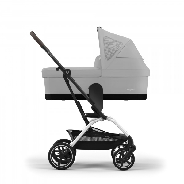 Poussette duo eezy s twist+ 2 pivotante dune grey avec nacelle cot s Cybex