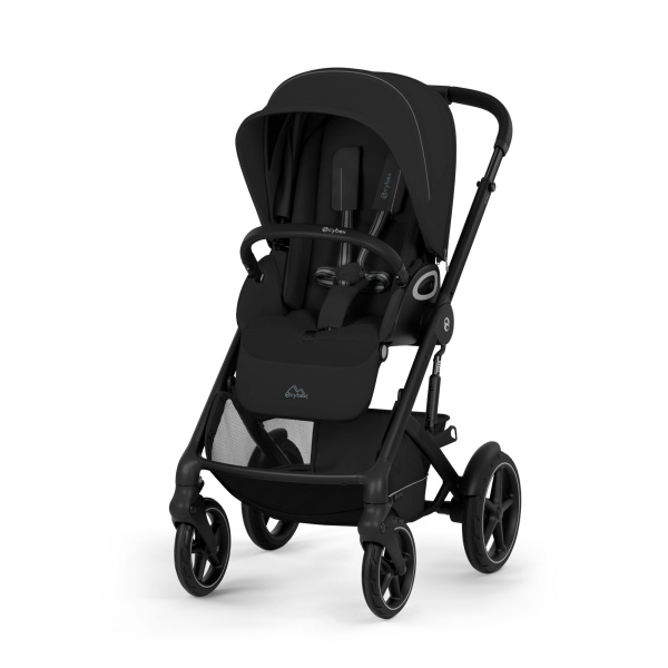 Poussette duo tout terrain talos s lux 4 avec nacelle pliable moon black Cybex