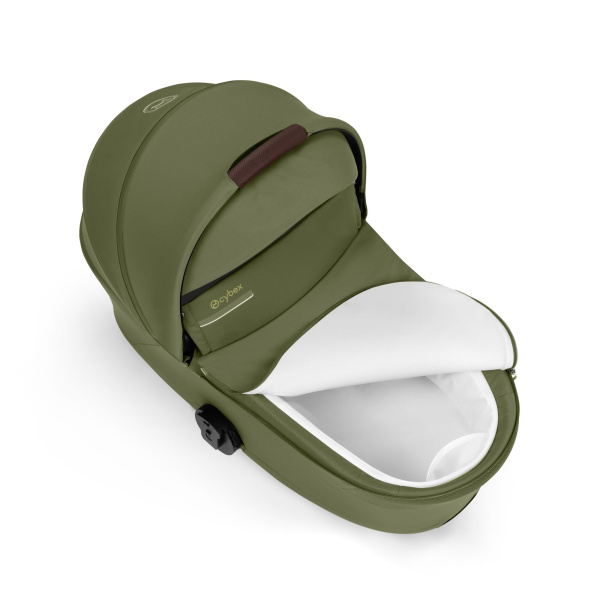 Poussette duo tout terrain talos s lux 4 avec nacelle pliable moss green Cybex