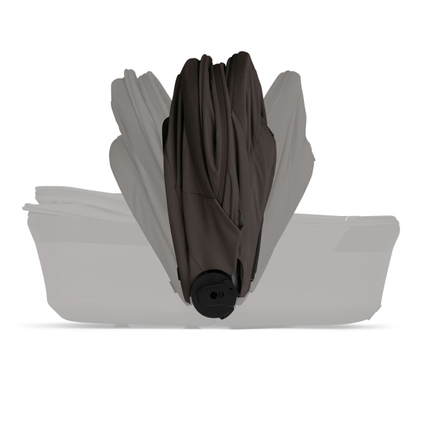 Poussette duo tout terrain talos s lux 4 avec nacelle pliable chocolate brown Cybex