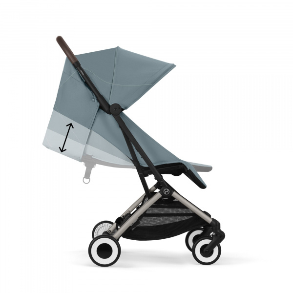 Poussette duo orfeo 2 fog grey + cloud t i-size Cybex