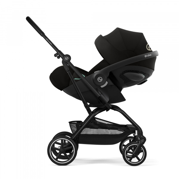Poussette duo eezy s twist+ 2 pivotante magic black avec siège auto cloud g i-size Cybex