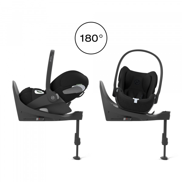 Poussette duo eezy s twist+ 2 pivotante magic black avec siège auto cloud t i-size Cybex