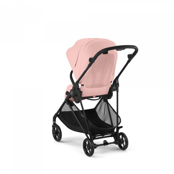Poussette duo melio carbon candy pink + nacelle melio cot Cybex