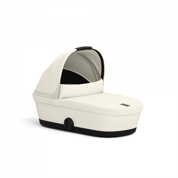 Poussette duo melio carbon canvas white + nacelle melio cot Cybex