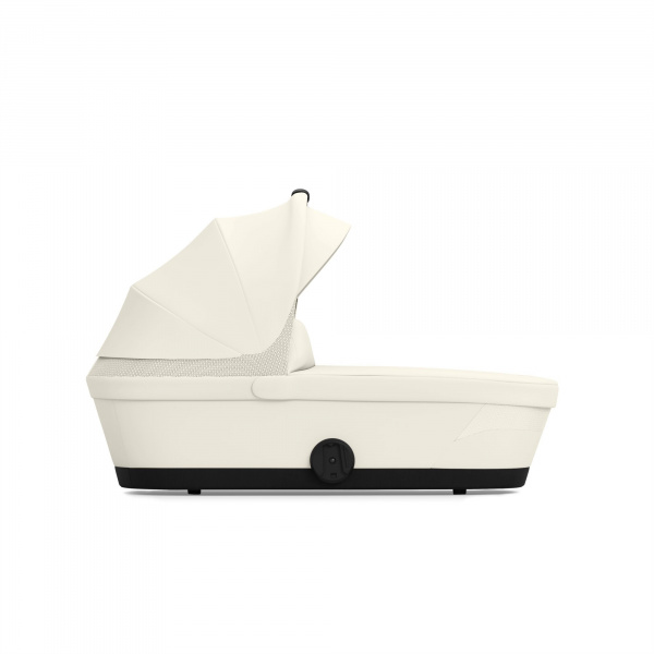 Poussette duo melio carbon canvas white + nacelle melio cot Cybex
