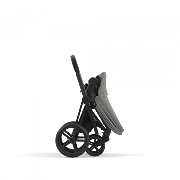 Poussette duo priam 4 mirage grey châssis matt black + siège auto cloud t i-size Cybex