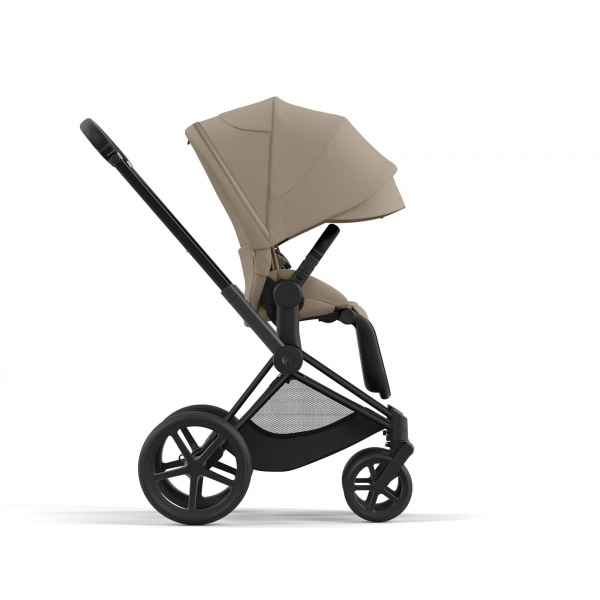 Poussette duo priam 4 cozy beige châssis matt black + siège auto cloud t i-size Cybex