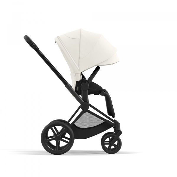 Poussette duo priam 4 off white châssis matt black + siège auto cloud g i-size Cybex