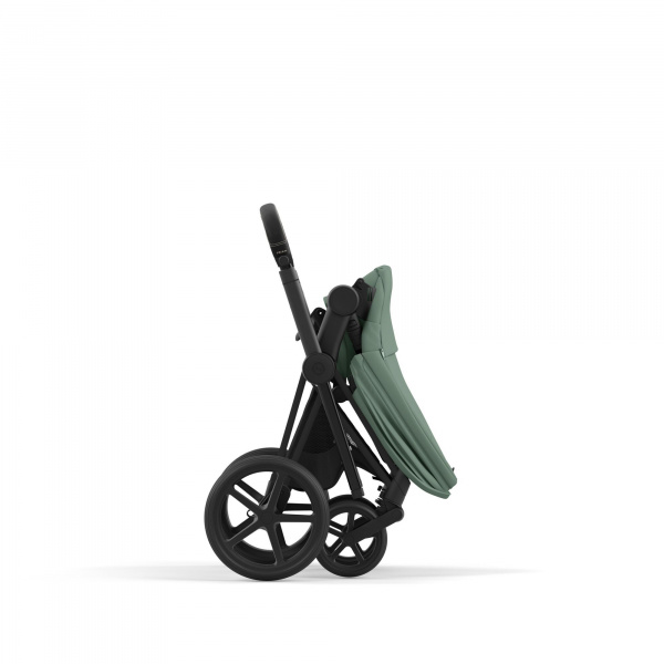 Poussette duo priam 4 leaf green châssis matt black + siège auto cloud g i-size Cybex