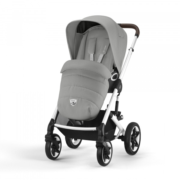 Poussette trio talos s lux 2 stone grey + siège auto aton b2 i-size + nacelle Cybex