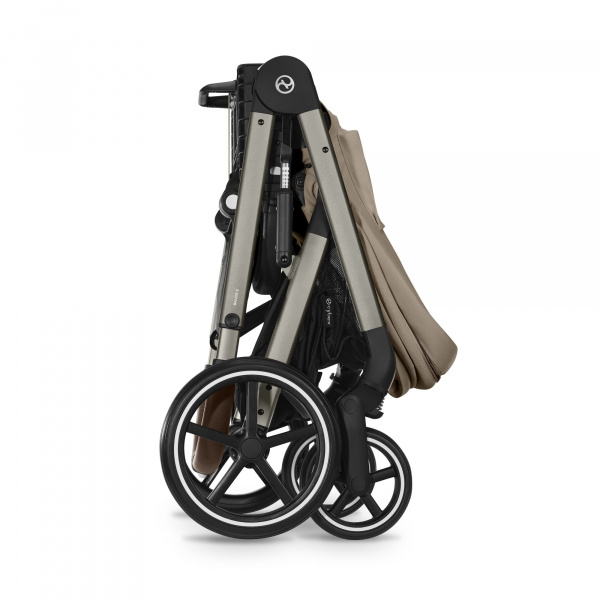 Poussette trio balios s lux 3 almond beige + siège auto cloud g i-size + nacelle + base g Cybex