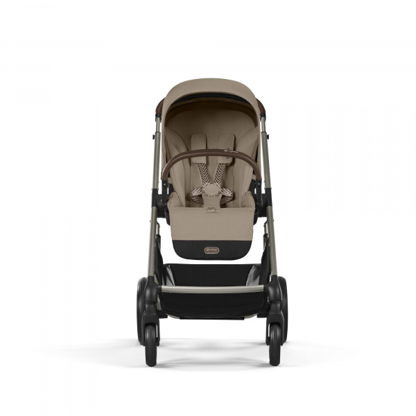 Poussette trio balios s lux 3 almond beige + siège auto cloud g i-size + nacelle + base g Cybex
