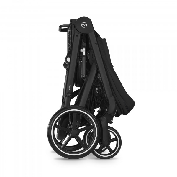 Poussette trio balios s lux 3 moon black + siège auto cloud g i-size + nacelle + base g Cybex