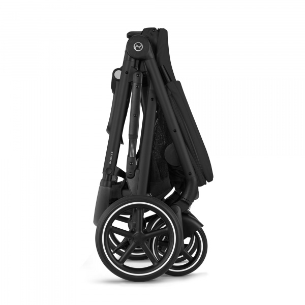 Poussette trio gazelle s moon black + siège auto cloud g i-size + nacelle s + base g Cybex