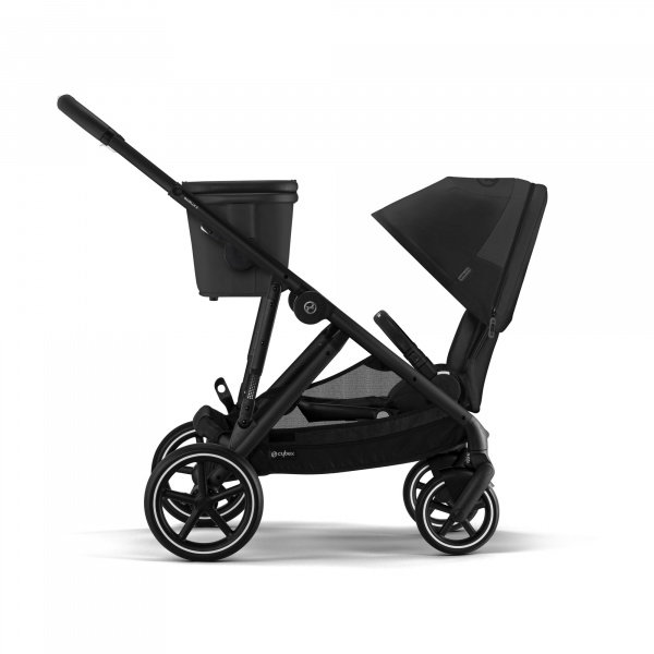 Poussette trio gazelle s moon black + siège auto cloud g i-size + nacelle s + base g Cybex