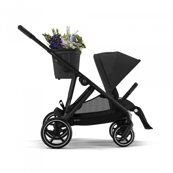 Poussette trio gazelle s moon black + siège auto cloud g i-size + nacelle s + base g Cybex