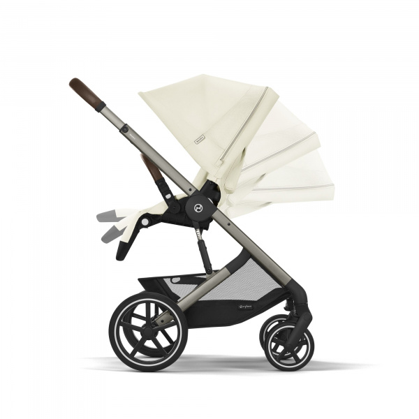 Poussette trio balios s lux 3 almond beige + siège auto cloud g i-size + nacelle + base g Cybex