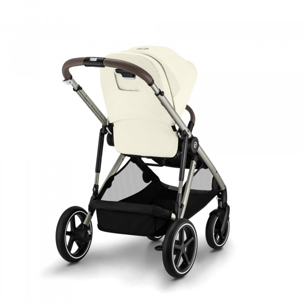 Poussette trio gazelle s moon black + siège auto cloud g i-size + nacelle s + base g Cybex