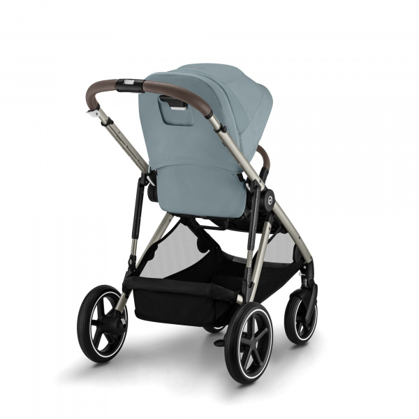 Poussette trio gazelle s moon black + siège auto cloud g i-size + nacelle s + base g Cybex