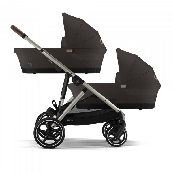 Poussette trio gazelle s moon black + siège auto cloud g i-size + nacelle s Cybex