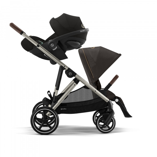 Poussette trio gazelle s moon black + siège auto cloud g i-size + nacelle s Cybex