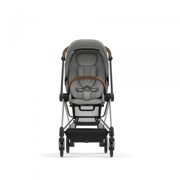 Poussette trio mios 3 mirage grey châssis chrome brown + cloud t i-size + nacelle luxe Cybex