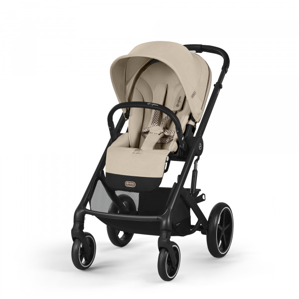 Poussette trio naissance balios s lux 3 almond beige + siège auto cloud g i-size tissu plus + nacelle - édition limitée Cybex