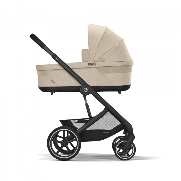 Poussette trio naissance balios s lux 3 almond beige + siège auto cloud g i-size tissu plus + nacelle - édition limitée Cybex