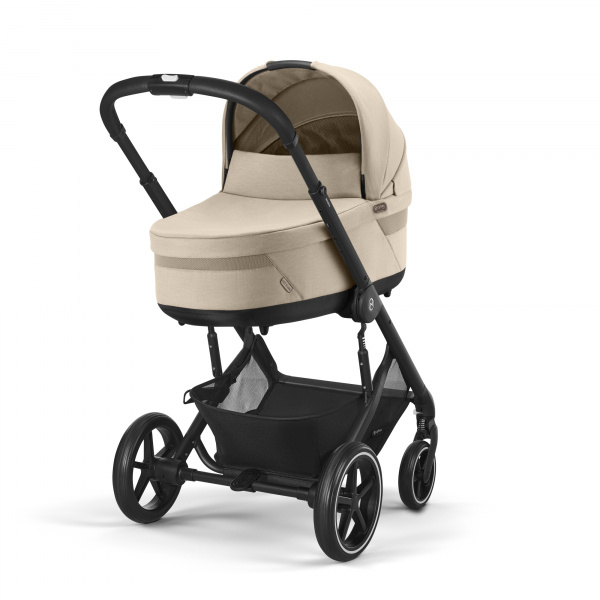 Poussette trio naissance balios s lux 3 almond beige + siège auto cloud g i-size tissu plus + nacelle - édition limitée Cybex
