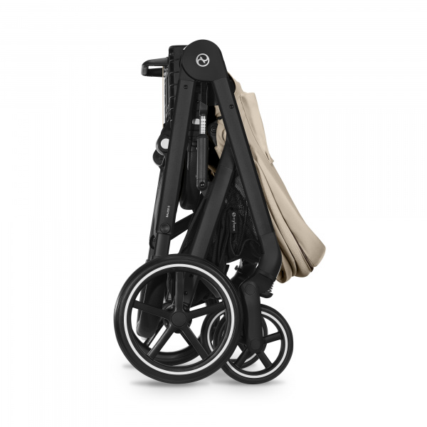 Poussette trio naissance balios s lux 3 almond beige + siège auto cloud g i-size tissu plus + nacelle - édition limitée Cybex